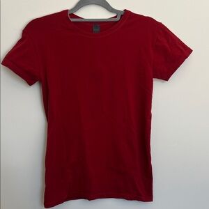 Banana Republic Rich‎ Red Short Sleeve Tee, Stretchy, made in Italy